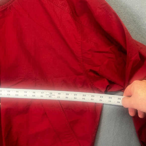 Nike Windrunner Vintage 90s Windbreaker Mens L Alabama Crimson Burgundy 80s 1480 - Picture 5 of 8